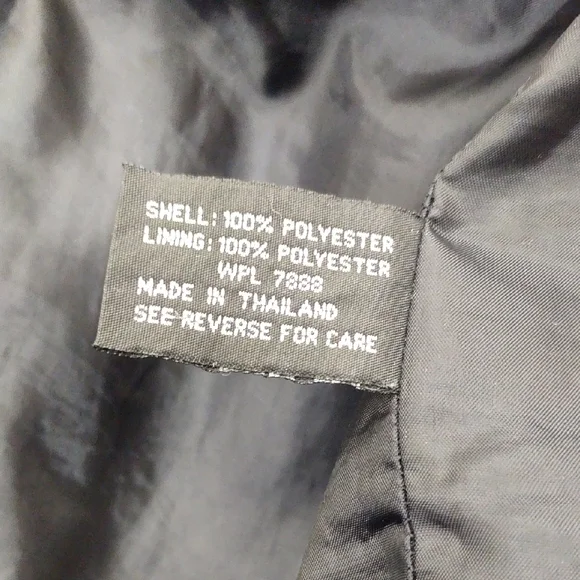 Anne Klein Black Maxi Hooded Coat Removable Hood Size 10 - Picture 7 of 11